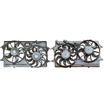 2002 Ford Focus Dual Radiator and Condenser Fan Assembly Agility Auto Parts 6018124 image 2 of 2