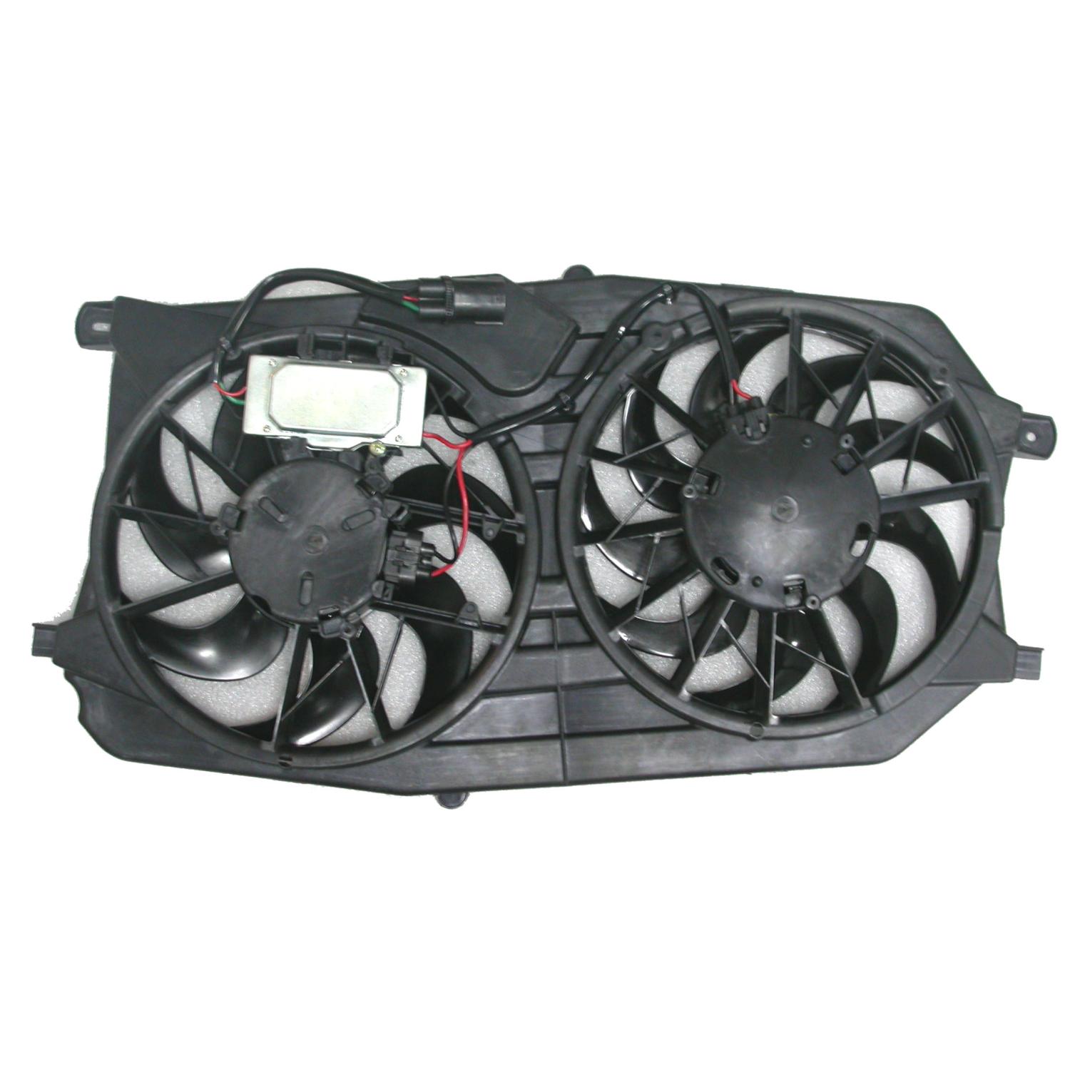 Agility Auto Parts 6018128 Dual Radiator and Condenser Fan Assembly product image 1 of 1