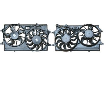 2003 Ford Focus Dual Radiator and Condenser Fan Assembly Agility Auto Parts 6018131 image 2 of 2