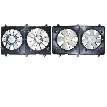 2007 Honda Accord Dual Radiator and Condenser Fan Assembly Agility Auto Parts 6019116 image 2 of 2