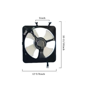 1998 Honda CR-V A/C Condenser Fan Assembly Agility Auto Parts 6019124 image 1 of 2