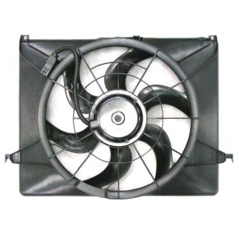 2008 Hyundai Sonata Dual Radiator and Condenser Fan Assembly Agility Auto Parts 6020120 image 1 of 1