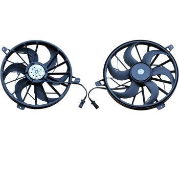 2004 Jeep Grand Cherokee Dual Radiator and Condenser Fan Assembly Agility Auto Parts 6022107 image 1 of 1