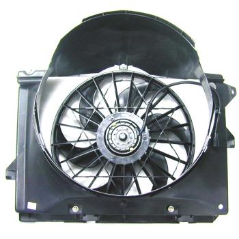 1992 Lincoln Town Car Dual Radiator and Condenser Fan Assembly