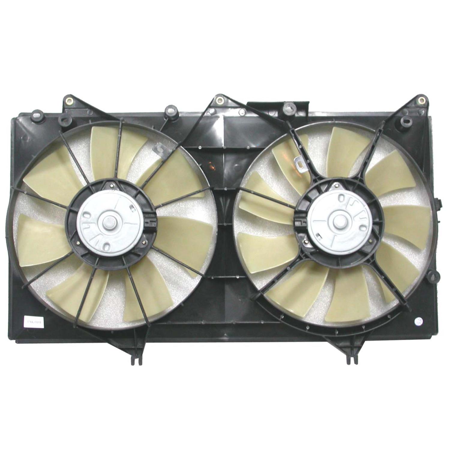 Agility Auto Parts 6025103 - Dual Radiator and Condenser Fan Assembly Agility Auto Parts 6025103 Dual Radiator and Condenser Fan Assembly product image 1 of 2