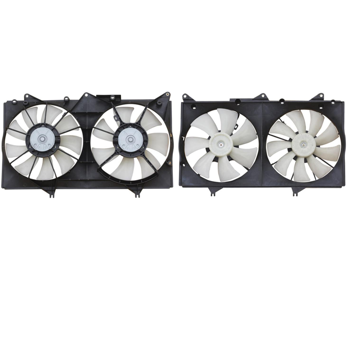 Agility Auto Parts 6025103 - Dual Radiator and Condenser Fan Assembly Agility Auto Parts 6025103 Dual Radiator and Condenser Fan Assembly product image 2 of 2