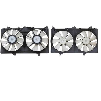 2003 Lexus ES300 Dual Radiator and Condenser Fan Assembly Agility Auto Parts 6025103 image 2 of 2