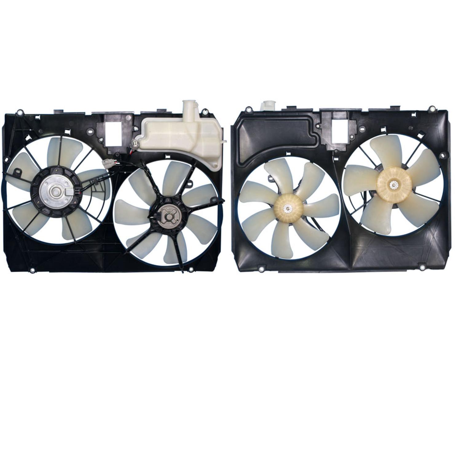 Agility Auto Parts 6025105 - Dual Radiator and Condenser Fan Assembly Agility Auto Parts 6025105 Dual Radiator and Condenser Fan Assembly product image 1 of 1