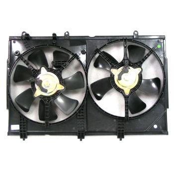 2004 Mitsubishi Outlander Dual Radiator and Condenser Fan Assembly