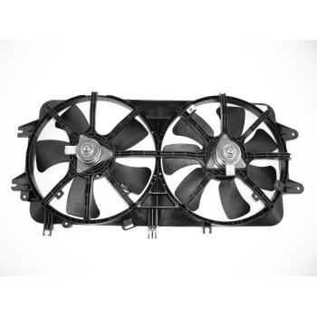 2000 Mazda 626 Dual Radiator and Condenser Fan Assembly Agility Auto Parts 6028115 image 1 of 1