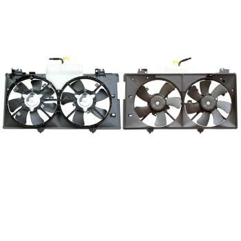 2008 Mazda 6 Dual Radiator and Condenser Fan Assembly Agility Auto Parts 6028117 image 2 of 2
