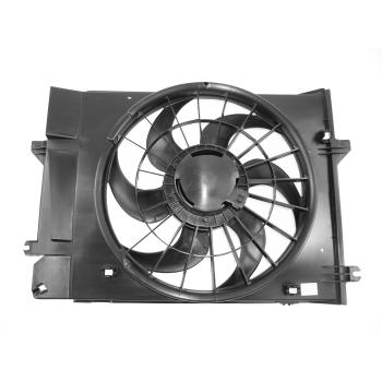 2000 Mercury Villager Dual Radiator and Condenser Fan Assembly