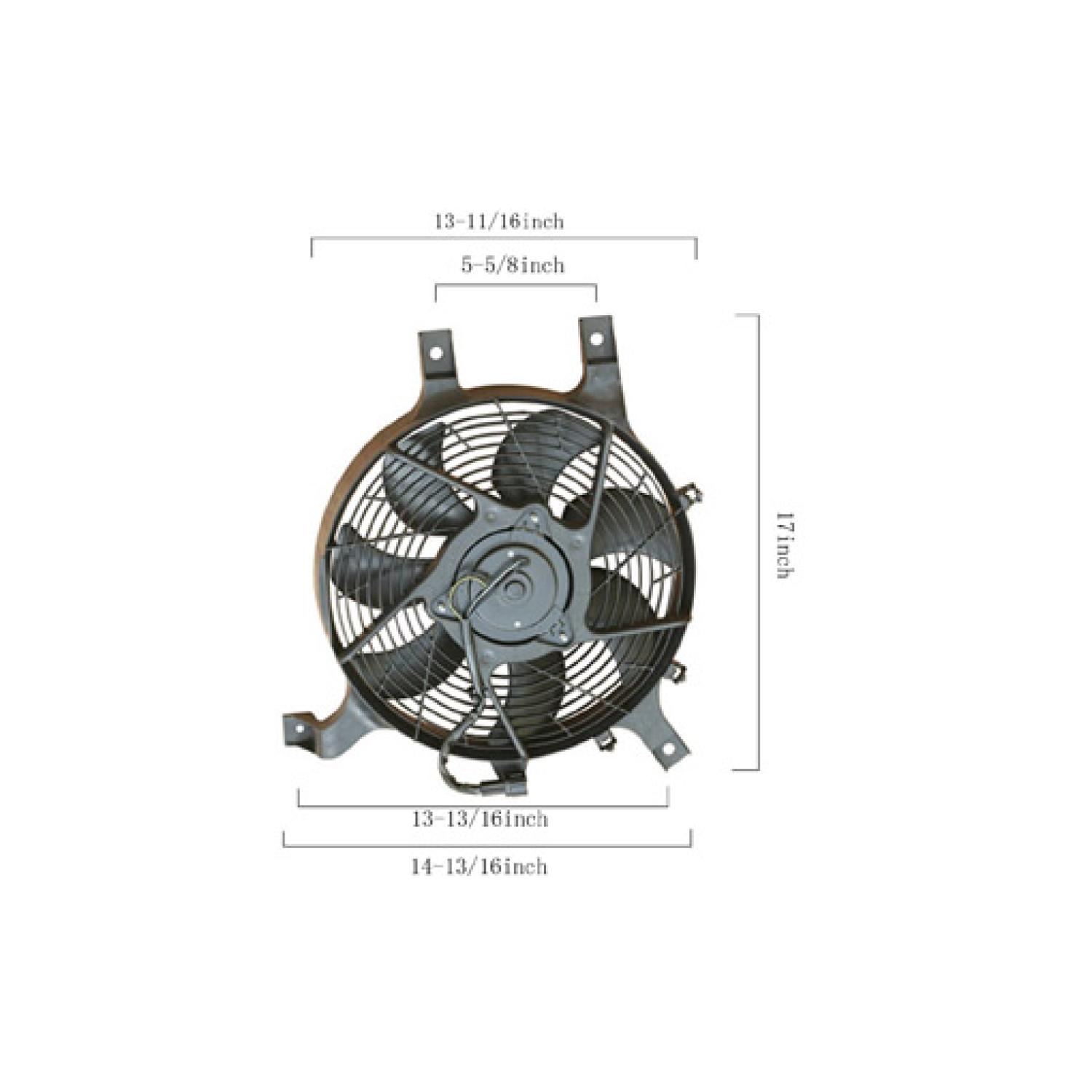 Agility Auto Parts 6029139 - A/C Condenser Fan Assembly Agility Auto Parts 6029139 A/C Condenser Fan Assembly product image 1 of 2