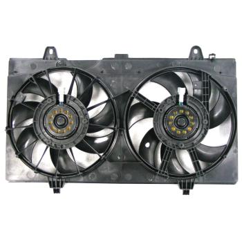 2012 Nissan Sentra Dual Radiator and Condenser Fan Assembly Agility Auto Parts 6029145 image 1 of 1