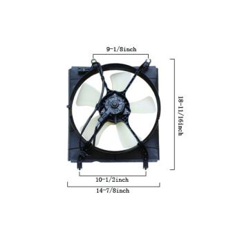 1998 Toyota Camry Engine Cooling Fan Assembly Agility Auto Parts 6034108 image 1 of 2