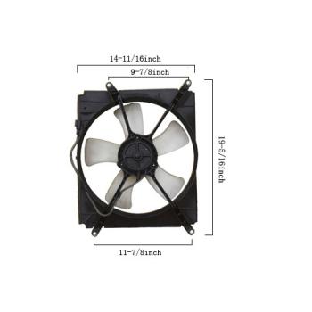 1996 Toyota Camry Engine Cooling Fan Assembly Agility Auto Parts 6034122 image 1 of 2
