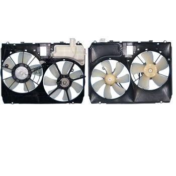2005 Toyota Sienna Dual Radiator and Condenser Fan Assembly Agility Auto Parts 6034141 image 2 of 2