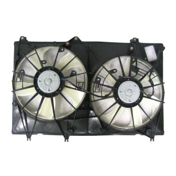 2010 Toyota Highlander Dual Radiator and Condenser Fan Assembly Agility Auto Parts 6034149 image 1 of 1