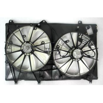 2010 Toyota Highlander Dual Radiator and Condenser Fan Assembly Agility Auto Parts 6034150 image 1 of 1