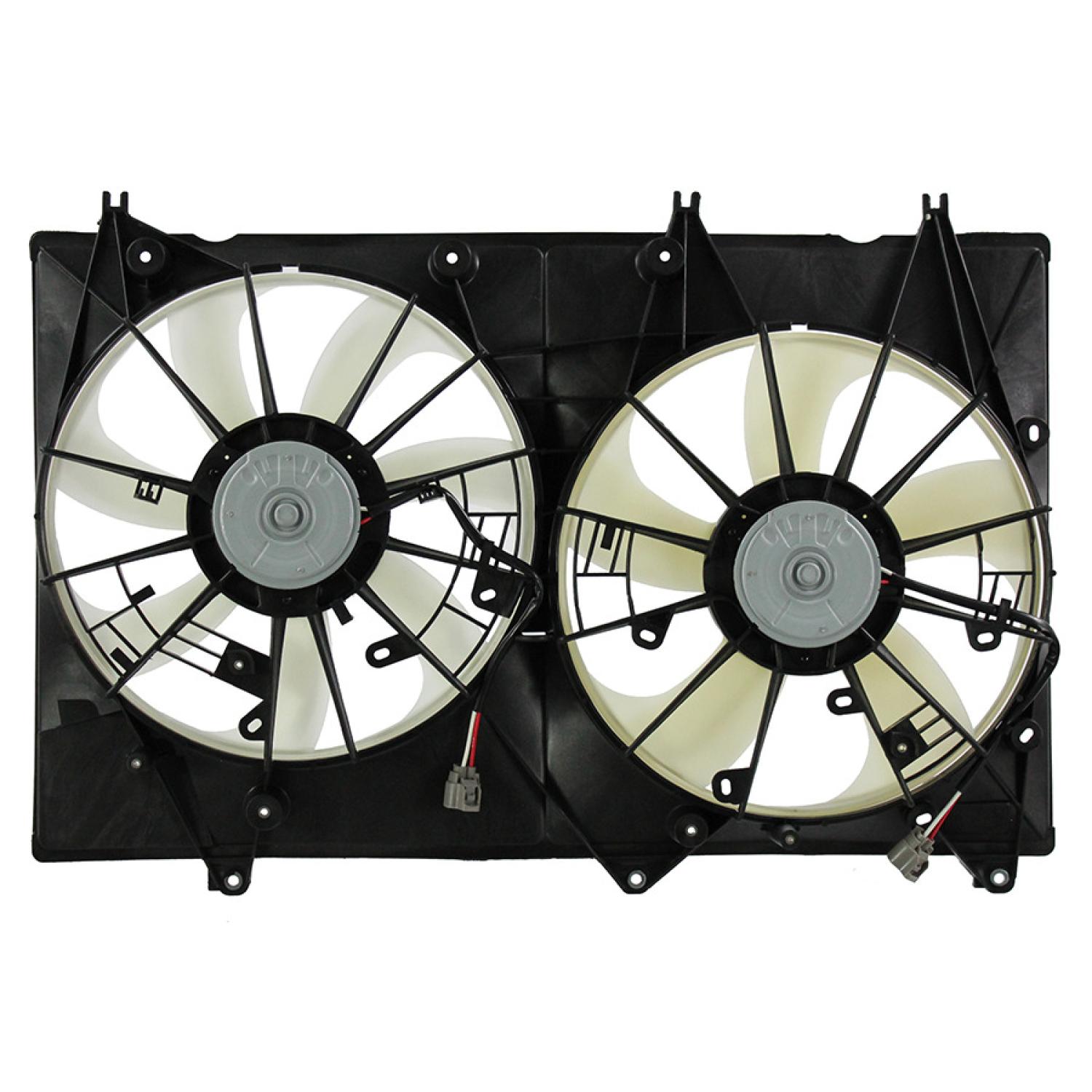 Agility Auto Parts 6034155 Dual Radiator and Condenser Fan Assembly product image 1 of 2