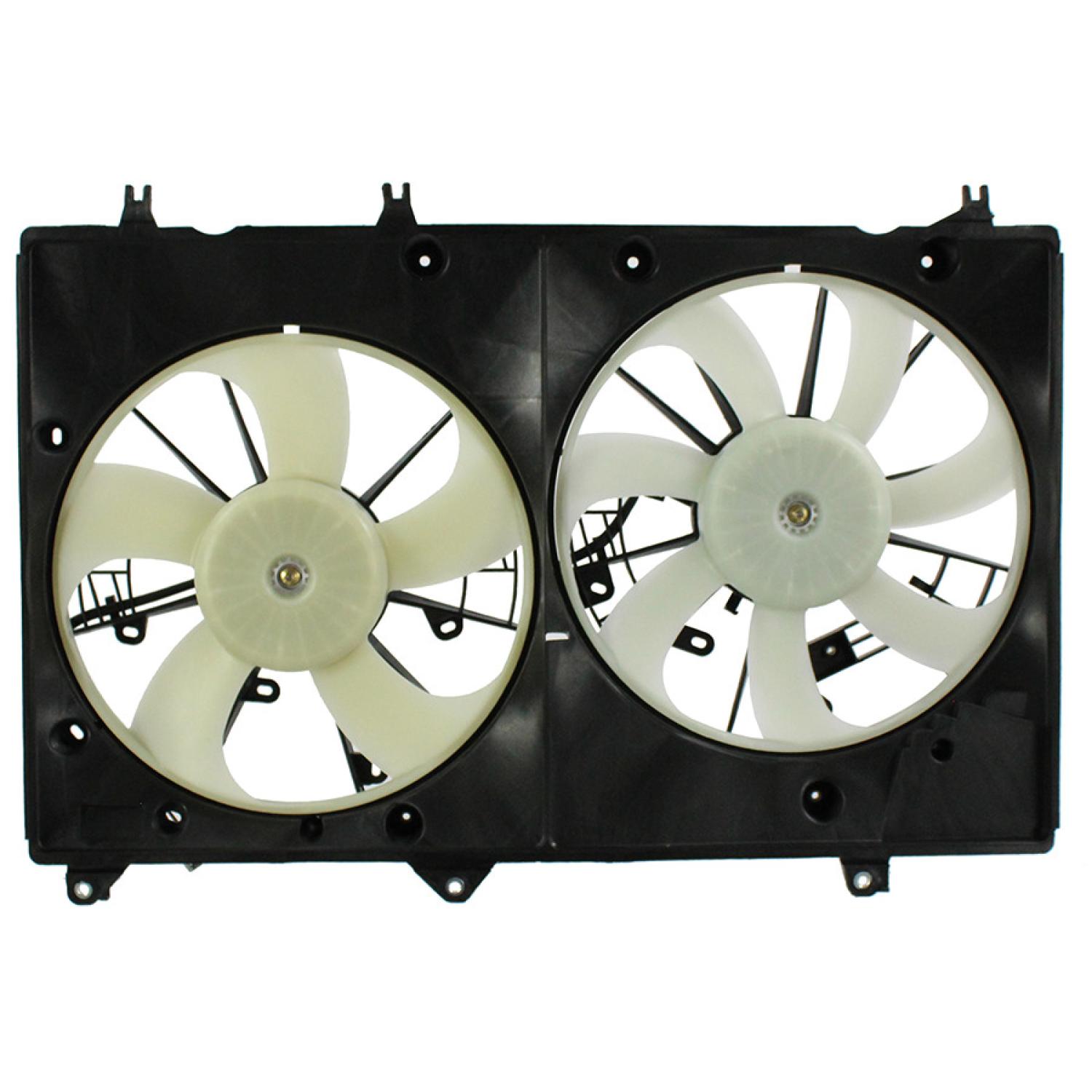 Agility Auto Parts 6034155 Dual Radiator and Condenser Fan Assembly product image 2 of 2