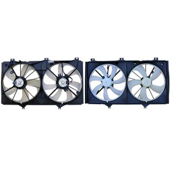 2009 Toyota Camry Dual Radiator and Condenser Fan Assembly Agility Auto Parts 6034156 image 1 of 1