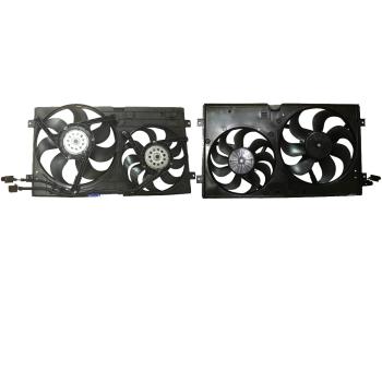 1998 Volkswagen Beetle Dual Radiator and Condenser Fan Assembly Agility Auto Parts 6035101 image 2 of 2