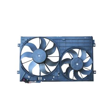 2009 Volkswagen Rabbit Dual Radiator and Condenser Fan Assembly Agility Auto Parts 6035106 image 2 of 2