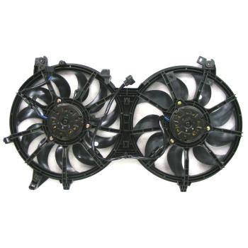 2012 Infiniti EX35 Dual Radiator and Condenser Fan Assembly