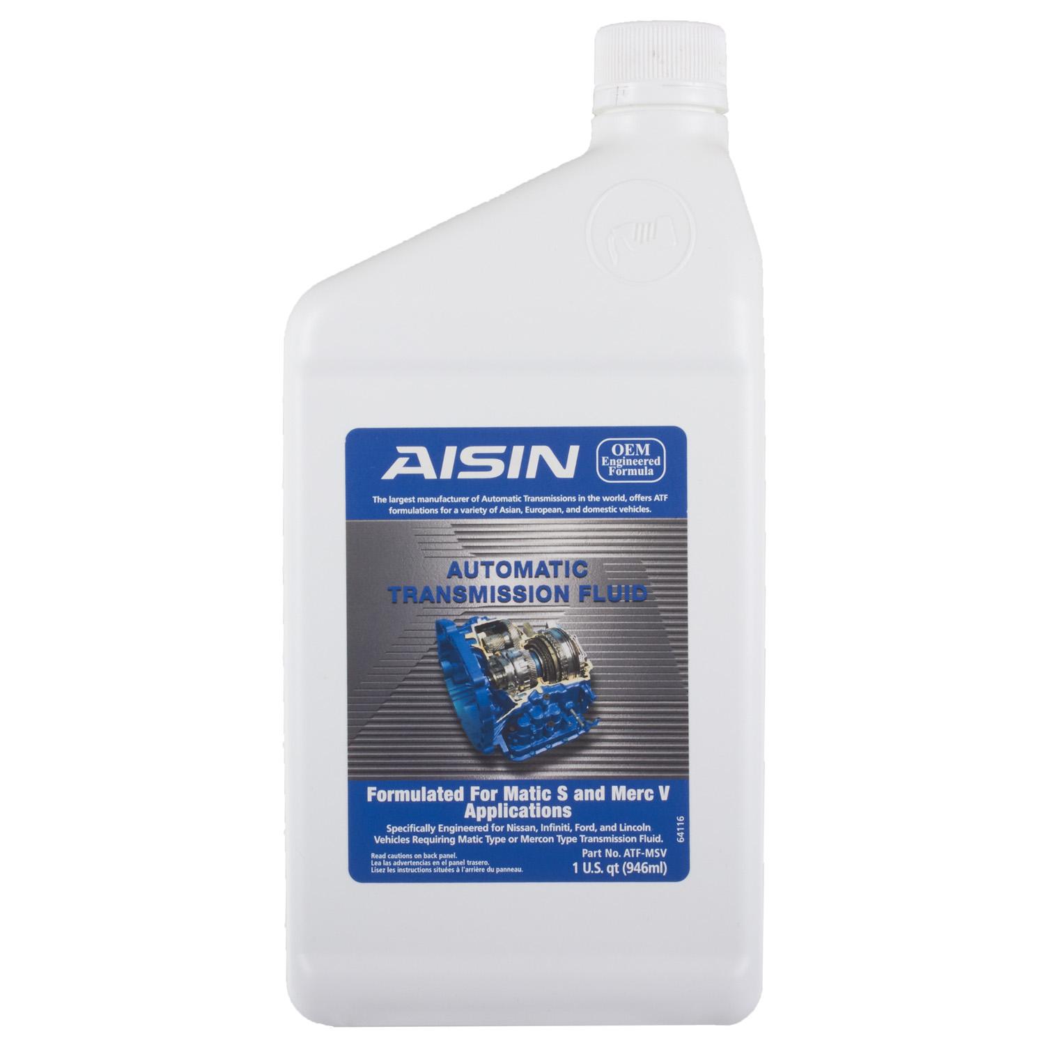 AISIN ATFMSV - Auto Trans Fluid AISIN ATFMSV Auto Trans Fluid product image 1 of 1