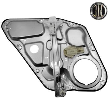 2009 Hyundai Sonata Power Window Motor and Regulator Assembly Rear Right AISIN RPAK033 image 1 of 2