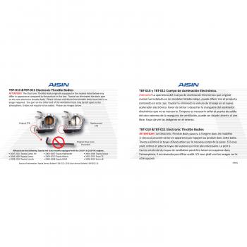 AISIN TBT010 - Fuel Injection Throttle Body Product image