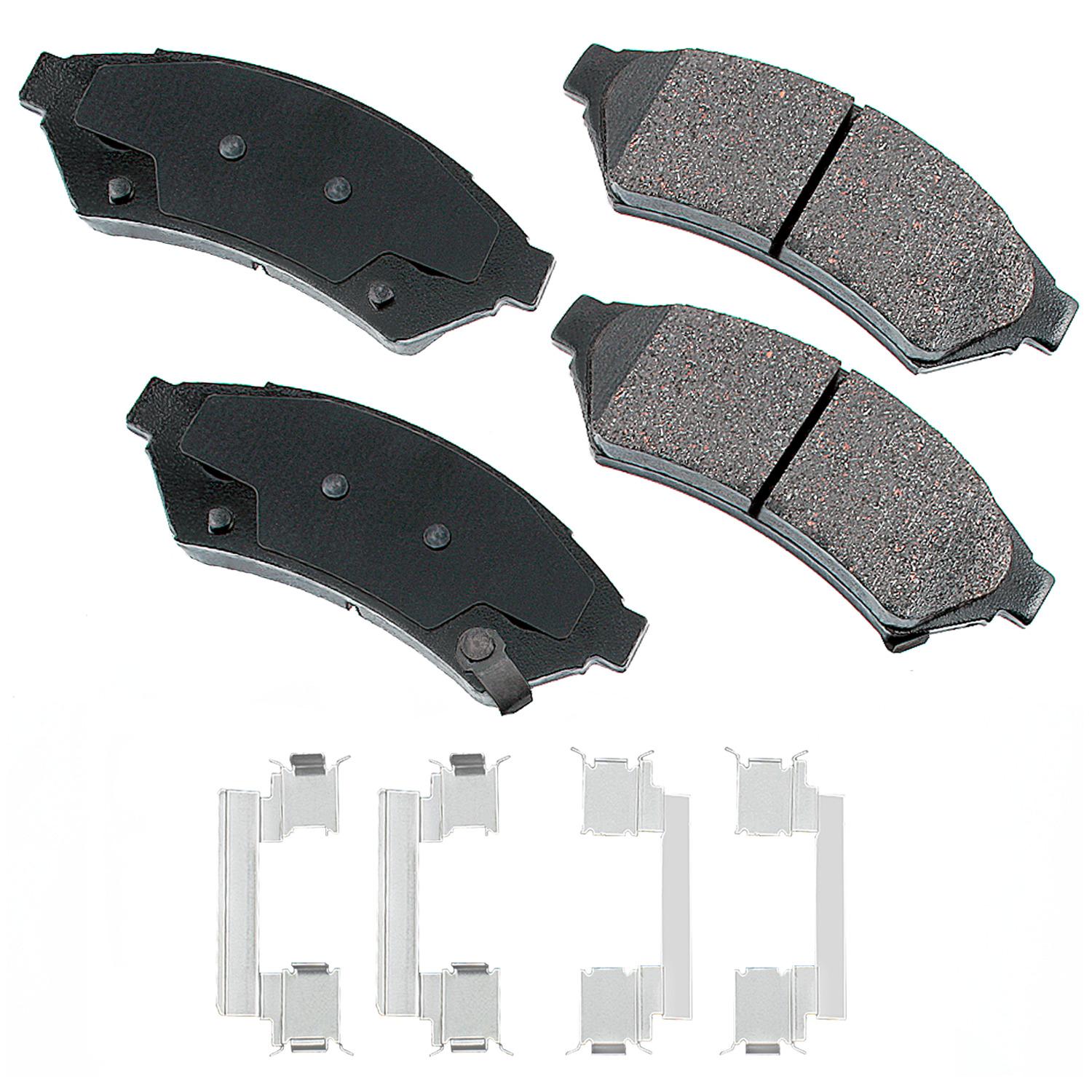Akebono ACT1075 - Disc Brake Pad Akebono ACT1075 Disc Brake Pad product image 1 of 1