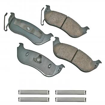 2007 Mercury Mountaineer Disc Brake Pad Rear Akebono ACT1109 image 1 of 1
