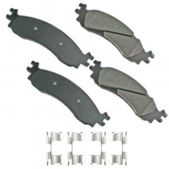 2007 Mercury Mountaineer Disc Brake Pad Front Akebono ACT1158 image 1 of 1