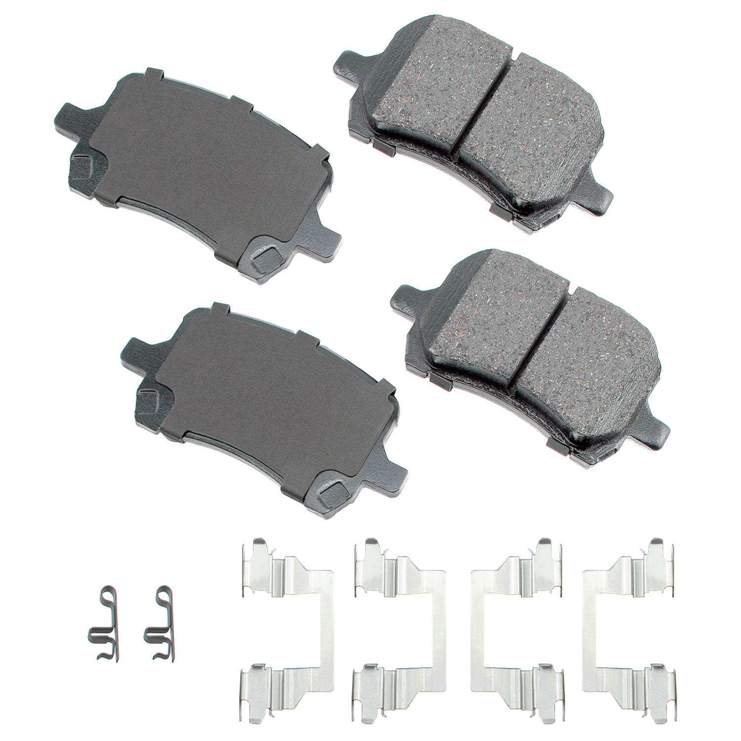 Akebono ACT1160 - Disc Brake Pad Akebono ACT1160 Disc Brake Pad product image 1 of 1