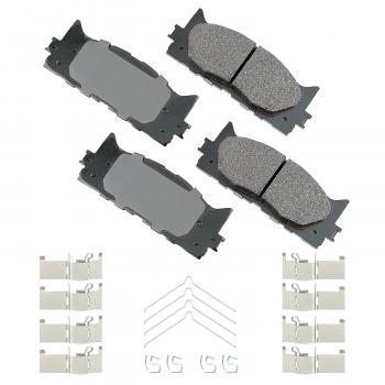 2017 Toyota Avalon Disc Brake Pad Front Akebono ACT1222A image 1 of 1
