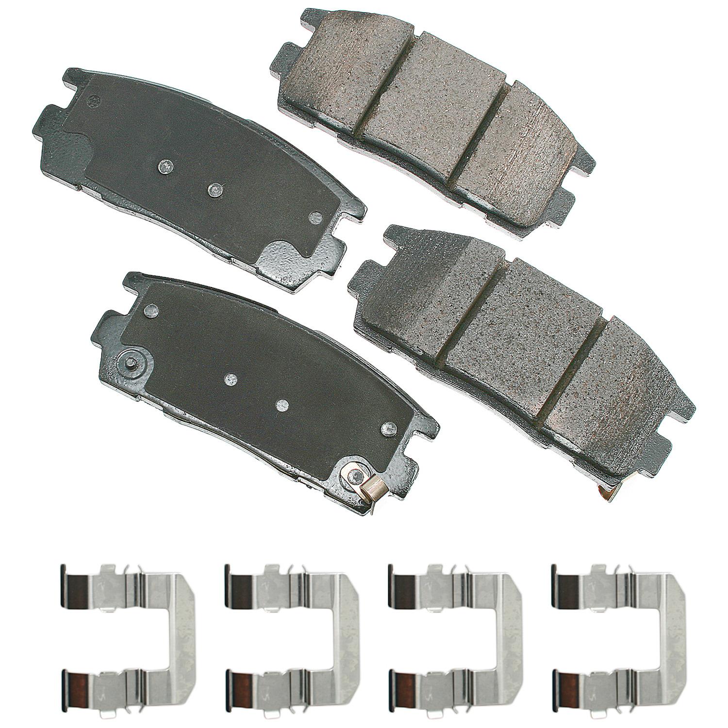Akebono ACT1275 - Disc Brake Pad Akebono ACT1275 Disc Brake Pad product image 1 of 1