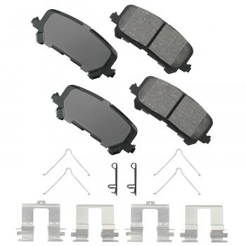 2014 Acura MDX Disc Brake Pad Rear Akebono ACT1281 image 1 of 1