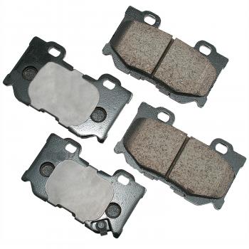 2016 Infiniti QX70 Disc Brake Pad Rear Akebono ACT1347 image 1 of 1