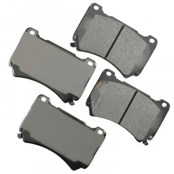 2012 Hyundai Genesis Disc Brake Pad Front Akebono ACT1396 image 1 of 1
