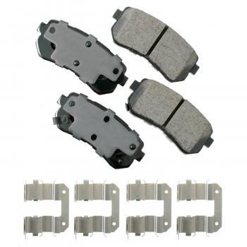 2013 Hyundai Tucson Disc Brake Pad Rear Akebono ACT1398 image 1 of 1