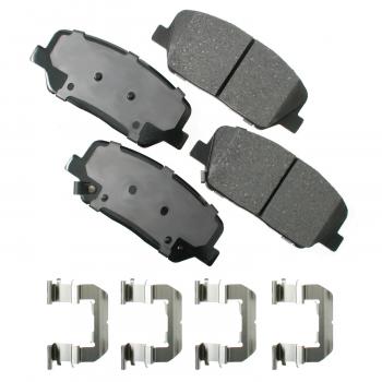 2015 Hyundai Genesis Coupe Disc Brake Pad Front Akebono ACT1413 image 1 of 1