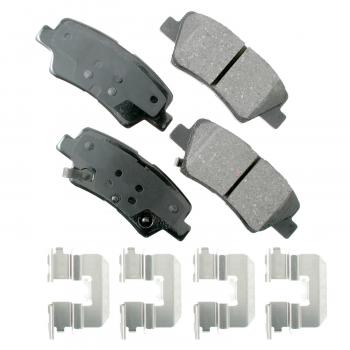 2014 Hyundai Accent Disc Brake Pad Rear Akebono ACT1544 image 1 of 1