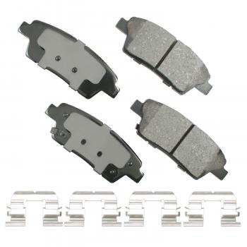 2017 Genesis G80 Disc Brake Pad Rear Akebono ACT1551 image 1 of 1