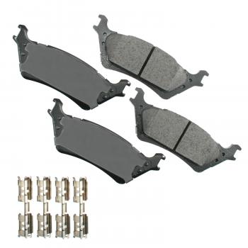2015 Ford F-150 Disc Brake Pad Rear Akebono ACT1602 image 1 of 1
