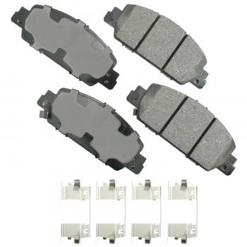 2016 Honda Accord Disc Brake Pad Front Akebono ACT1654 image 1 of 1