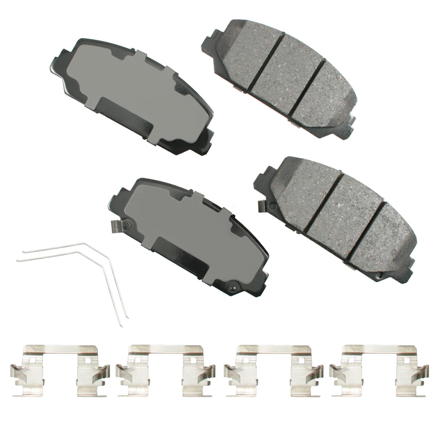 Akebono ACT1697 - Disc Brake Pad Akebono ACT1697 Disc Brake Pad product image 1 of 1