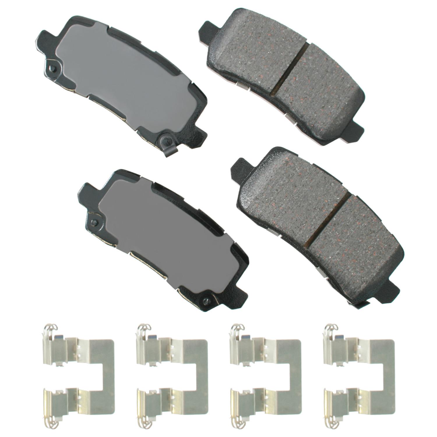 Akebono ACT1698 - Disc Brake Pad Akebono ACT1698 Disc Brake Pad product image 1 of 1