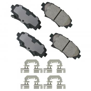2016 Mazda 3 Sport Disc Brake Pad Rear Akebono ACT1729 image 1 of 1